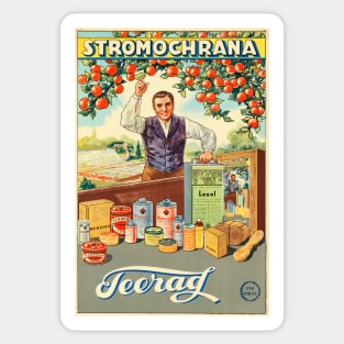 TEERAG Stromochrana Agriculture Insecticide Poison Vintage Advertisement Poster Sticker